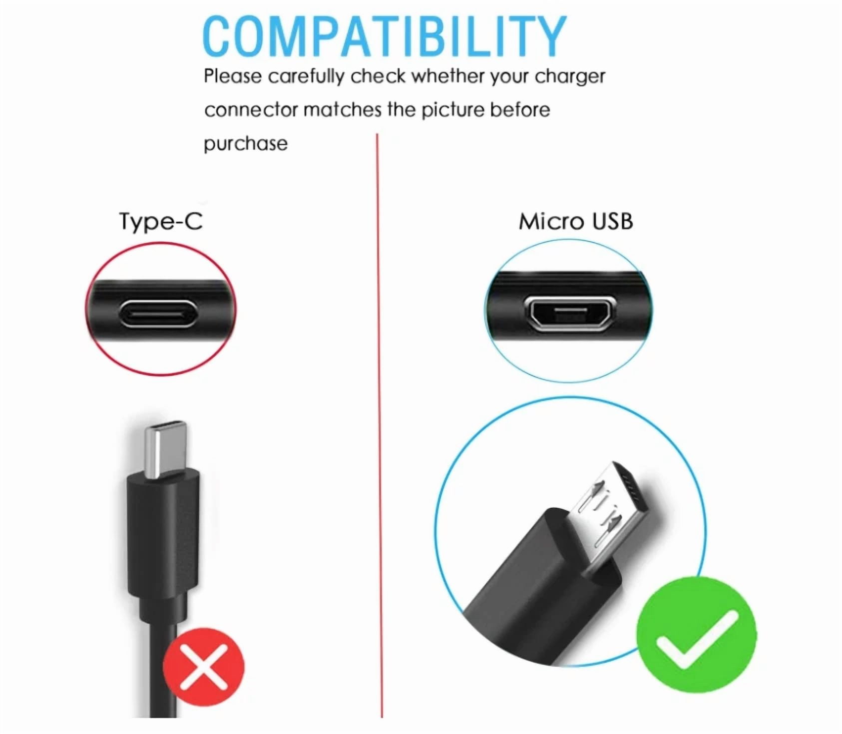 BUTTERFLY- Pkpower 6Ft Micro Usb Fast Charger Cable Cord For Lg Htc Ps4 Xbox One Controller