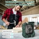 thumbnail image 3 of Billuyoard Ventilador de refrigeración para acampar, senderismo, enfriador portátil recargable, inalámbrico, continuo, 270 °, sin escobillas, mochilero, Electrodomésticos Billuyoard HA066933-00, 3 of 6