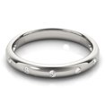 thumbnail image 2 of SZUL Women's 1/10 Carat TW Bezel Se Diamond Wedding Band in 14K White Gold, 2 of 4