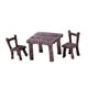 thumbnail image 2 of Conjunto de Sillas y Mesa de Plástico Moderno para Exteriores CUTICAT 2 piezas, 2 of 8