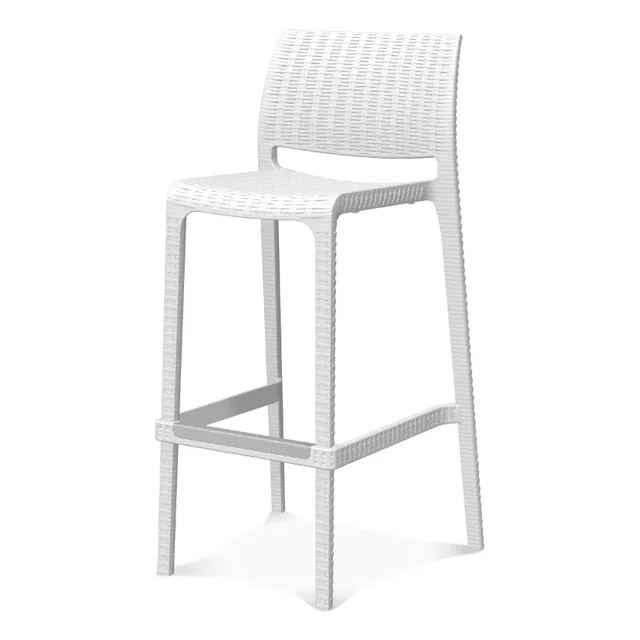 Banco de Barra Bar, Lagoon, Modelo Rue de Polipropileno Durable Lagoon Rue