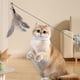 thumbnail image 5 of Mom's Best Pluma interactiva, juguete para gatos con cascabeles, ideal para gatos de interior para perseguir y hacer ejercicio., 5 of 6