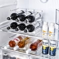 thumbnail image 2 of Caja de almacenamiento para refrigerador, caja de plástico transparente engrosada para congelador, caja tipo cajón para mantener frescas las bebidas y los huevos, caja de acabado para la cocina, 2 of 5