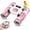 Pink and White, variant on QUNSE Compact Binoculars for Kids and Adults, 8×21 Mini Pocket Binoculars, Ideal for Bird Watching, Travel, and Hunting, Great Gift for Boys and Girls (Pink and white)