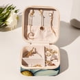 thumbnail image 6 of Daisy Travel Portable Jewelry Organizer Box with Earring Holder, Bracelet Holder, and Necklace Organizer for Girls and Women, 6 of 6