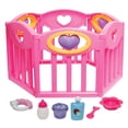 thumbnail image 1 of JC Toys Baby Doll Play Pen Gift Set for Keeps Playtime!|Fits Dolls up to 17 | Adjusts to Different Shapes | Play Accessories| Ages 2+, Pink, 1 of 5
