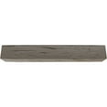 thumbnail image 4 of 4"W x 6"H x 18'L 3-Sided (U-beam) Hand Hewn Endurathane Faux Wood Ceiling Beam, Burnished Honey Dew, 4 of 23