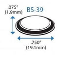 thumbnail image 2 of Round Self-Adhesive Rubber Bumper Stops .750" x .075" - 84pcs - BS39 Black, 2 of 4