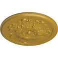 thumbnail image 3 of Ekena Millwork 12 3/4"OD x 7/8"P Legacy Acanthus Ceiling Medallion (Fits Canopies up to 3 1/2"), Hand-Painted Iridescent Gold, 3 of 8