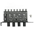 thumbnail image 2 of PC 8 Channels Fan Hub, Cooling Solution Wide Compatibility 4 Knob Cooling Fan Speed Controller 4PIN / 3PIN Interface 72W  for CPU Case, 2 of 7