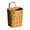 Brown, variant on Hanging Wall Woven Woodchip Wicker Storage for Kitchen Organizing Portable Fruit and Vegetable Holder for Garden Farmhouse