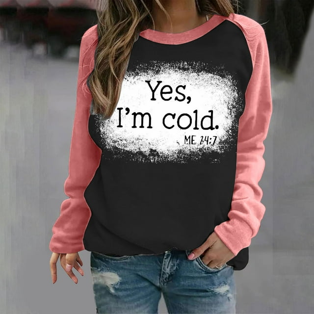 2023 Chandail en Molleton de Mode pour Femmes 50 % de Rabais Liquidation T-shirt Imprimé Manches Longues Blouse Col Rond Hauts Décontractés Chandail en Molleton