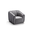 thumbnail image 2 of Chic Home Warhol Club Chair Velvet Upholstered Channel-Quilted, 2 of 8