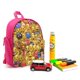 thumbnail image 3 of Emoji Mochila Escolar para Niños y Niñas, Mochila Infantil Ligera de Alta Calidad, Grande y Duradera ROSA, 3 of 6