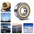 thumbnail image 3 of 1Pcs  6000ZZ 6000RS 6001ZZ 6001RS Bearing Steel Deep Groove 3D Printer Parts Roller Skates Scooter 608ZZ 608RS 609ZZ 609RS Ball Bearing 6001RS, 3 of 8
