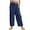 Navy, variant on utcoco Womens Casual Loose Fit Pants Drawstring Wide Leg Harem Pants