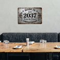 thumbnail image 4 of 2037 Limited Edition Metal Tin Sign, Vintage Pub Home Office Man Cave Wall Decor Tin Sign Vintage Metal Poster Living Room Bar Man Cave Home Wall Art Decor 8x12inch, 4 of 7