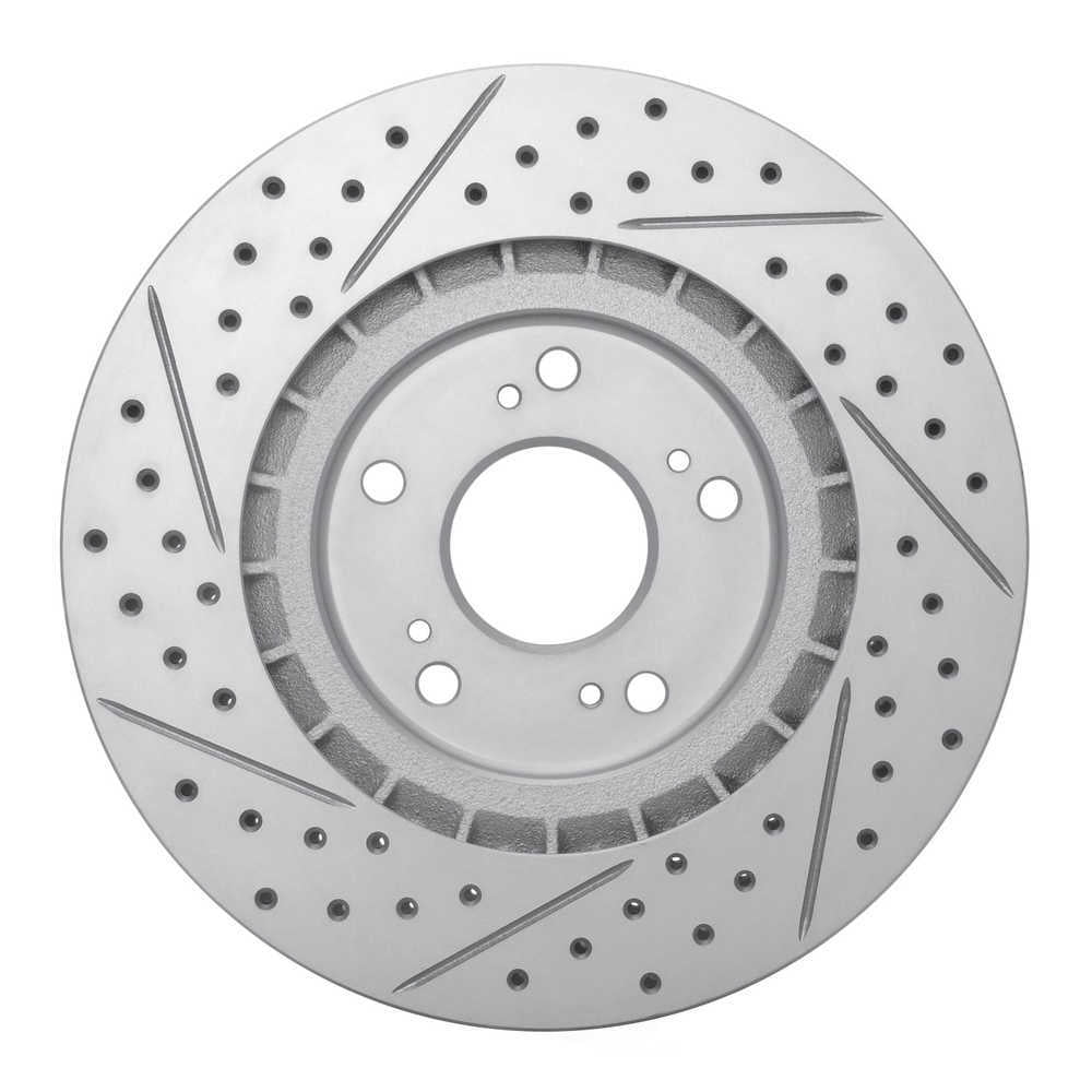 Dynamic Friction Company 830-58012R DFC Geoperformance Rotor - Drilled and Slotted