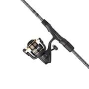 Abu Garcia Prime Spinning Combo, 7 Medium, Black, 3000-Size Reel