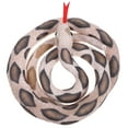 thumbnail image 1 of UPGRATOR Snake Prop Stuffed Snake Brown Short Plush 1Pack Garden Use Friends, 1 of 8