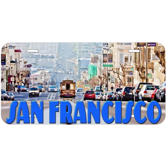San Francisco CA TAG02 Novelty Car Auto License Plate