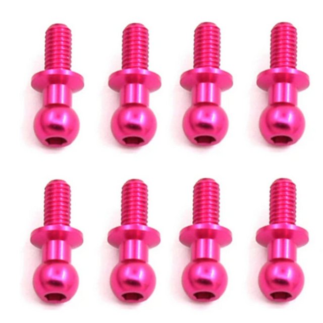 maskred Strong Ball Stud For 1/10 1/14 56314 Crawler Drift Cars Red