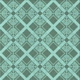 thumbnail image 1 of Ahgly Company Machine Washable Indoor Square Transitional Tiffany Blue Area Rugs, 6' Square, 1 of 7