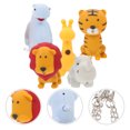 thumbnail image 3 of 5Pcs Flashlight Animal Keychains Key Ring Party Favors for Kids Boys Girls, 3 of 7