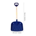 thumbnail image 2 of FONDOTIN Compact Durable Plastic Shovel for Sand and Snow with Handle Dark Blue, 2 of 8