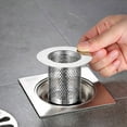 thumbnail image 1 of CRILSTYLEO 3Ud Colador De Pelo Para Drenaje De Ducha Y Lavabo En Inoxidable Plata, 1 of 6