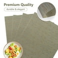 thumbnail image 5 of VCVCOO Green Placemats Set of 4 Non Slip Heat Resistant Rectangle Table Mats Washable Place Mats for Dinner Party Table Decoration, 5 of 12