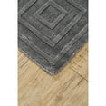 thumbnail image 3 of Feizy Spencer Modern Geometric, Gray, 4' x 6' Accent Rug Sheen Handmade Industrial Floor Rug for Living room Bedroom, 3 of 5