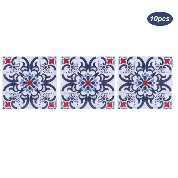 Adhesivo para azulejos de cerámica, 10 unidades, adhesivo impermeable para pared de cocina, decoración de pared construida para el futuro