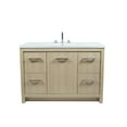 thumbnail image 2 of 48" Single Sink Vanity In Neutral Finish with White Ceramic Top, 2 of 5