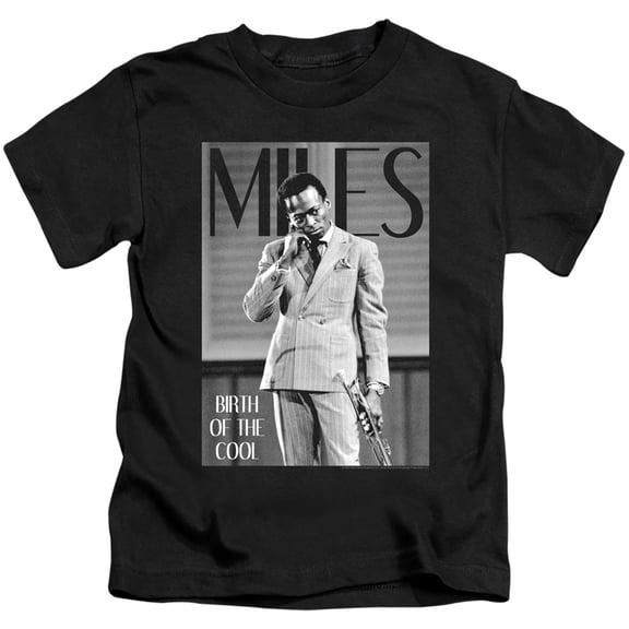 Miles Davis Simply Cool Youth 18/1 T-Shirt Black