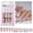 08, variant on KUFptva 30pcs Glossy French Tip Press On Nails Long Square Shape Stick on Nails Manicure Glossy Acrylic False Nails For Women