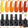 thumbnail image 1 of Set de esmaltes de uñas en gel Beetles Fall Twilight Warmth, 6 colores, 1 of 7