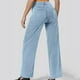 thumbnail image 5 of WILLBEST Jeans Mujer Vaqueros Ajustados, Acampanados y de Cintura Alta Elásticos para Mujer Con Bolsillo para Cinturón y Pierna Ancha y Ajuste Cómodo Extra Grande, 5 of 7
