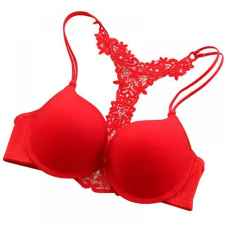 

Sexy Push Up Bra Sexy Lace Women Underwear Front Closure Hollow Back Lady Underwear Size 75-85 B