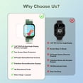 thumbnail image 6 of SHANNA Kids Smart Watch for Boys Girls Aged 4-12,  1.83'' HD Touch Screen with 30 Games and 140 Learning Cards, Music Player Camera Pedometer Story Telling, Green, 6 of 11