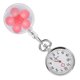 thumbnail image 2 of Stretchable Fob Watch For Female Nursing Students And Nurses Featuring A Round Shape In Pink With Wearable Functionality 1Pack, 2 of 3