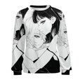 thumbnail image 7 of Sketch Women's Floral Printed Sweatshirt Long Sleeve Crewneck Casual Loose Vintage Graphic Pullover Tops, 7 of 7