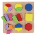 thumbnail image 4 of Rompecabezas de Geometría de montessori for learning Math Toy para Niños de Navidad, 4 of 7