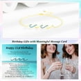 thumbnail image 3 of Birthday Gifts for Women, Cool Waves Bracelet Gift for Happy Birthday 21st, 30th, 40th, 50th, 60th Birthday Gift Ideas for Women Ladies Bestie Friend Sister Mom Daughter Wife Grandma, 3 of 4