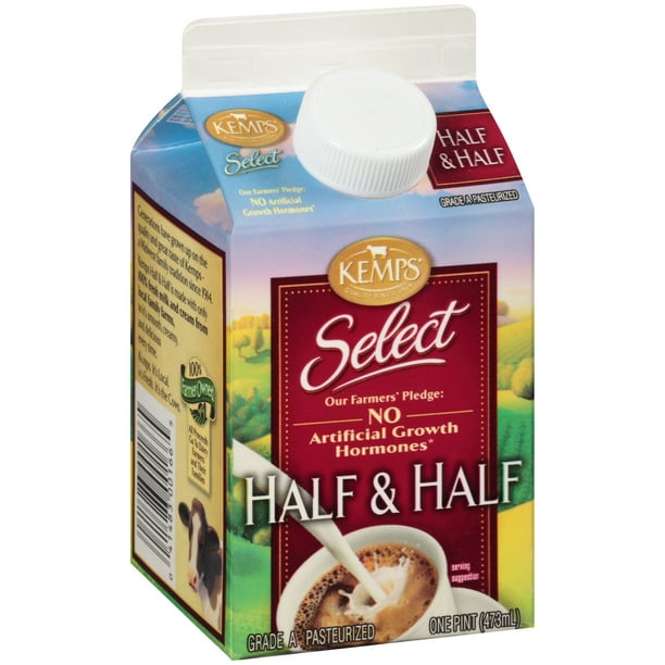 Kemps Half Half 1 Pint Walmart Com Walmart Com