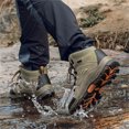 thumbnail image 3 of YOURDIARY Womens Mens Waterproof Anti-Slip Hiking Boots Outdoor Trekking Camping Trail Hiking Shoes, 3 of 8