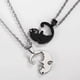 thumbnail image 2 of Collares pareja colgante Yuyangstore Gato Lindo Inoxidable Aleación, 2 of 8