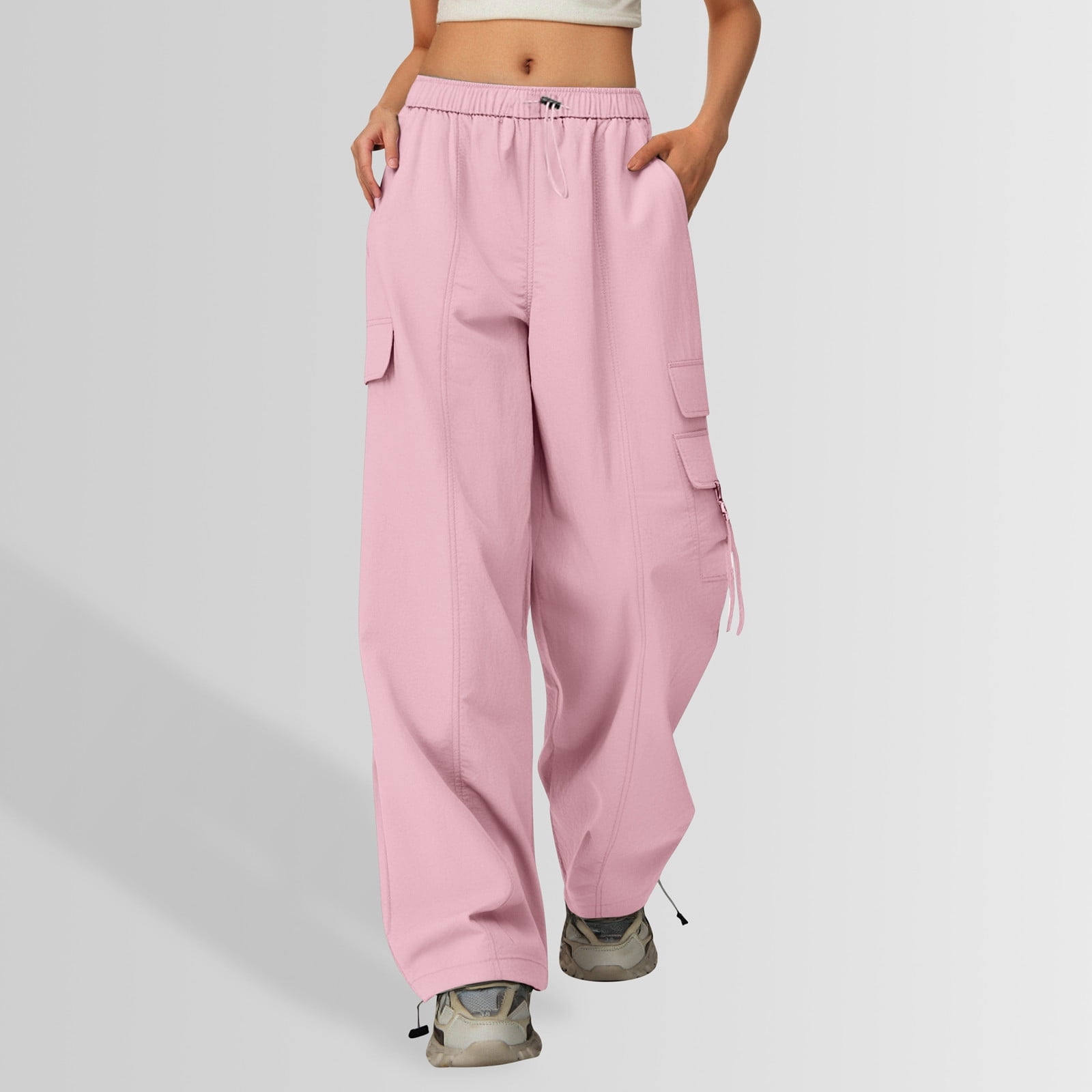 Pantalon De Survêtement Palazzo à Jambe Large Avec Cordon De Serrage Et