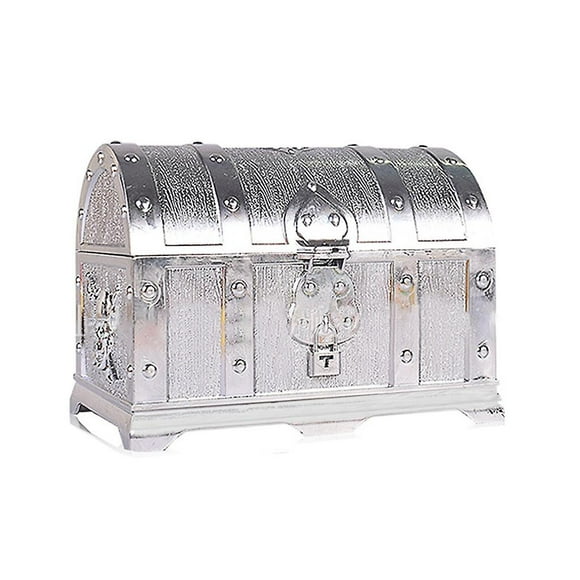 Kids Pirate Treasure Chests Toy Box Party Favor Home Decoration Toy Storage