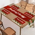thumbnail image 6 of Christmas Table Runner, Christmas Runner for Table, Xmas Snowman Red Runners for Home Dining Kitchen Decor (13x71in), 6 of 6